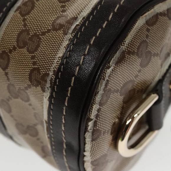 GUCCI GG Crystal Hand Bag Beige Gold 181485 Auth 96794 - Picture 16 of 16
